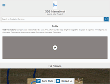 Tablet Screenshot of gds-sports.com